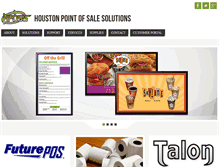 Tablet Screenshot of houstonpointofsale.com